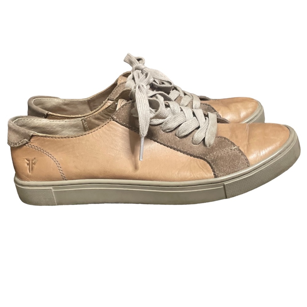 Frye Leather Lace Up Sneakers Men Size 9.5